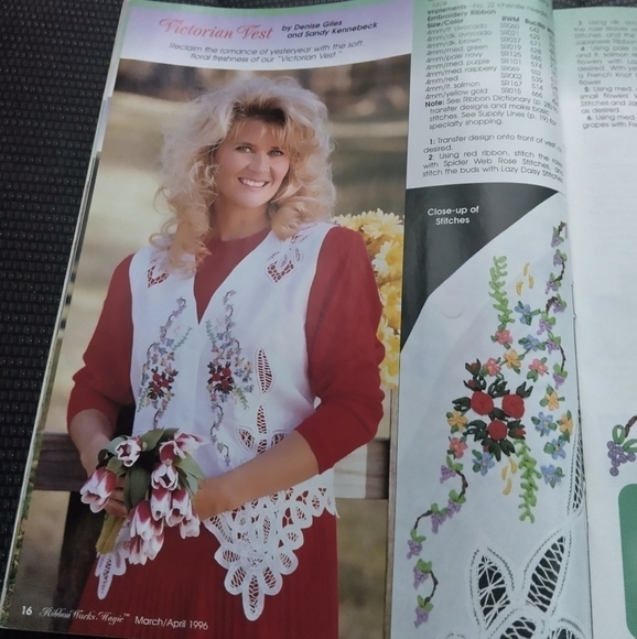 Ribbon Works Magazine March/April 1996 Vintage - Picture 8 of 8